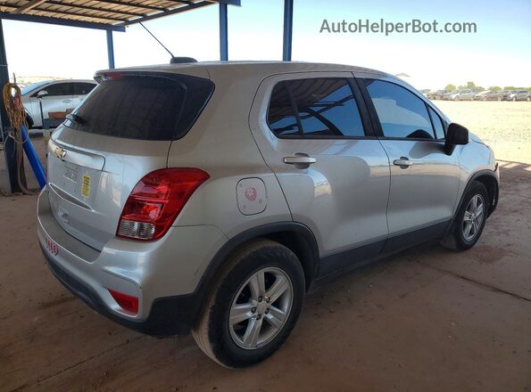 KL7CJKSB9LB319214 2020 CHEVROLET TRAX Silver Tył prawy
