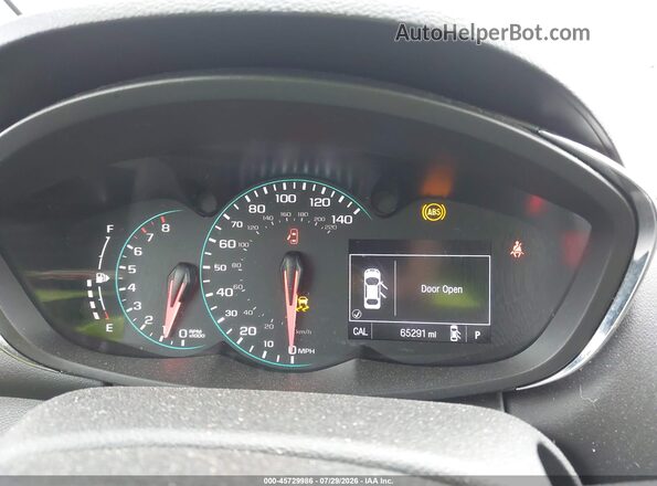 KL7CJKSB9LB326759 2020 CHEVROLET TRAX Серебряный Вид задних сидений