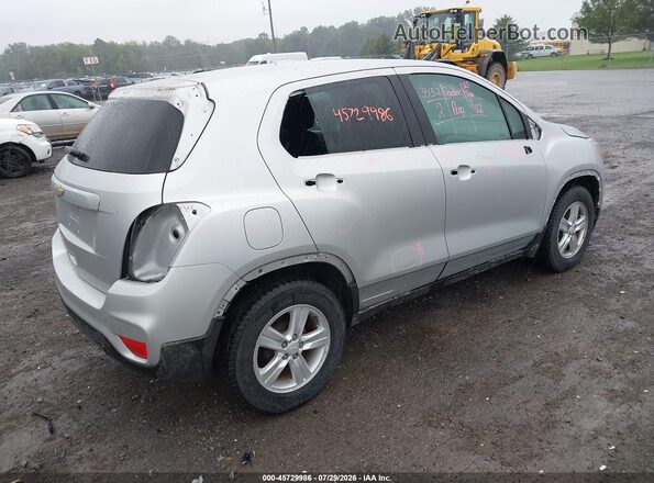 KL7CJKSB9LB326759 2020 CHEVROLET TRAX Серебряный Задняя правая четверть