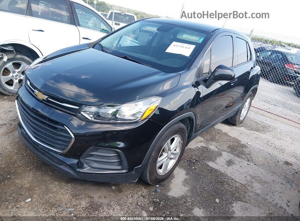 KL7CJKSB9LB328656 2020 CHEVROLET TRAX Черный Передняя левая четверть