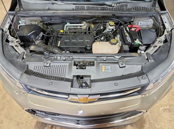 KL7CJKSB9LB348695 2020 CHEVROLET TRAX Желто-коричневый Вид подкапотного пространства
