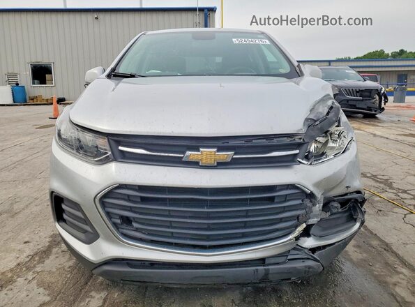 KL7CJKSBXLB031184 2020 CHEVROLET TRAX Silver Vista frontal