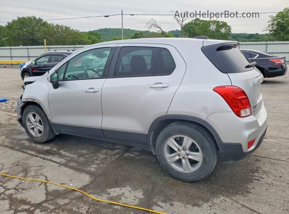 KL7CJKSBXLB031184 2020 CHEVROLET TRAX Silver Trasero izquierdo