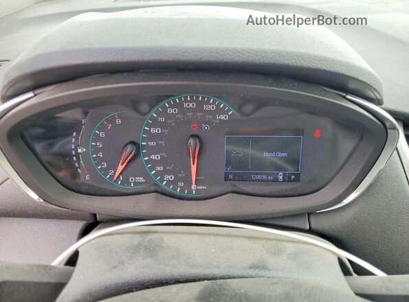 KL7CJKSBXLB031184 2020 CHEVROLET TRAX Silver Vista del cuadro de instrumentos
