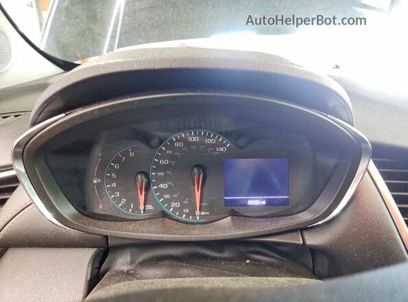 KL7CJKSBXLB081776 2020 CHEVROLET TRAX Black Widok zestawu wskaźników
