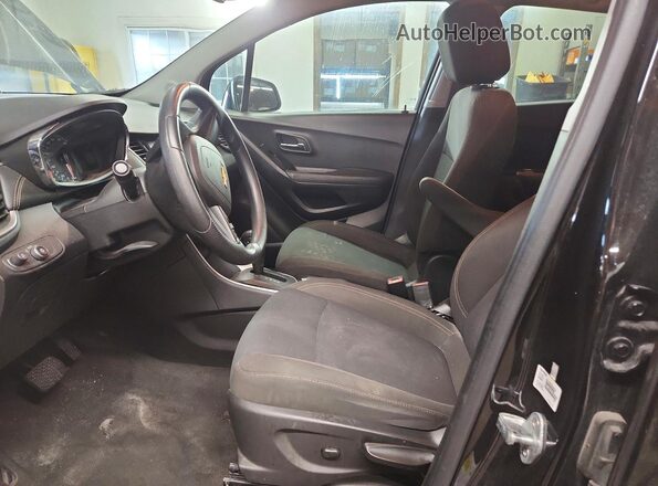 KL7CJKSBXLB081776 2020 CHEVROLET TRAX Black Widok wnętrza z przodu