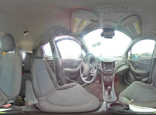 KL7CJKSBXLB081776 2020 CHEVROLET TRAX Black Widok wnętrza 360 stopni