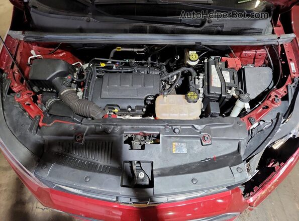 KL7CJKSBXMB337982 2021 CHEVROLET TRAX Burgundy Vista interior trasera