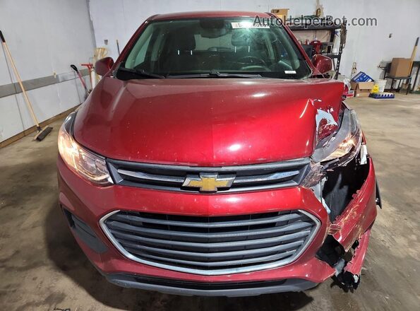 KL7CJKSBXMB337982 2021 CHEVROLET TRAX Burgundy Vista frontal