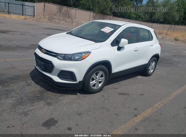 KL7CJKSM7MB368432 2021 CHEVROLET TRAX White წინა მარცხენა ხედი სამი მეოთხედიდან