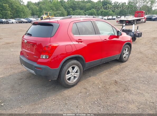 KL7CJLSB0GB739035 2016 CHEVROLET TRAX Red Tył prawy