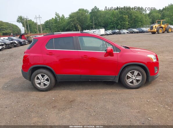 KL7CJLSB0GB739035 2016 CHEVROLET TRAX Red Widok wnętrza z tyłu