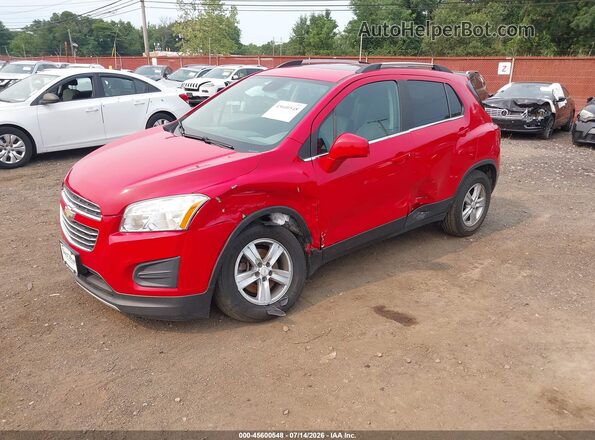 KL7CJLSB0GB739035 2016 CHEVROLET TRAX Red Widok z przodu