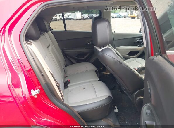 KL7CJLSB0GB739035 2016 CHEVROLET TRAX Red Widok naklejki z numerem VIN