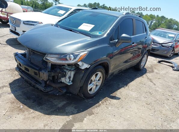 KL7CJLSB0JB718225 2018 CHEVROLET TRAX Gray Передня ліва чверть