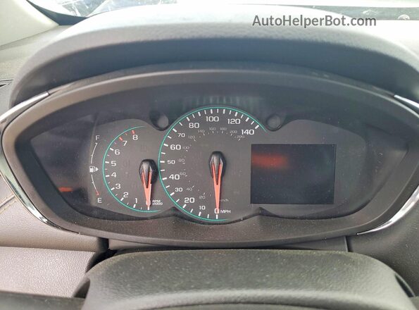 KL7CJLSB0LB018210 2020 CHEVROLET TRAX Black Вид щитка приладів