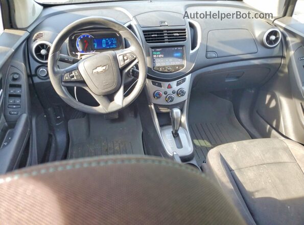 KL7CJLSB1GB708716 2016 CHEVROLET TRAX Black წინა პანელის ხედი