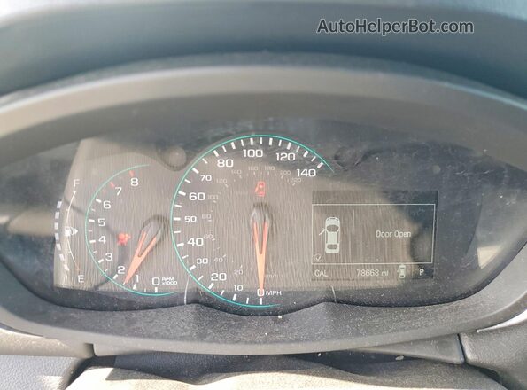 KL7CJLSB1HB093652 2017 CHEVROLET TRAX Серебряный Вид щитка приборов