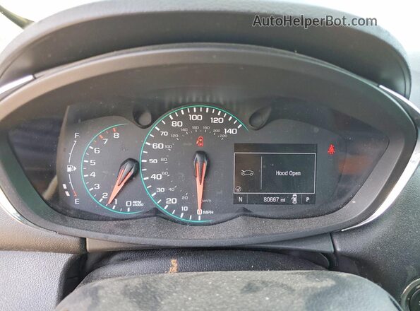 KL7CJLSB1KB725024 2019 CHEVROLET TRAX Black ხელსაწყოთა პანელის ხედი