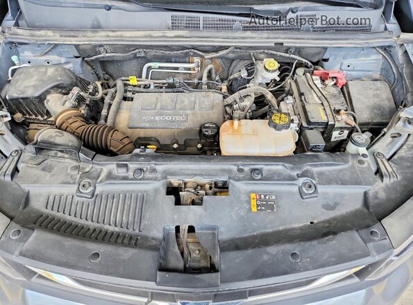 KL7CJLSB1KB902638 2019 CHEVROLET TRAX Silver Widok wnętrza z tyłu
