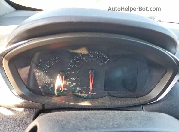 KL7CJLSB1LB089352 2020 CHEVROLET TRAX Black Vista del cuadro de instrumentos