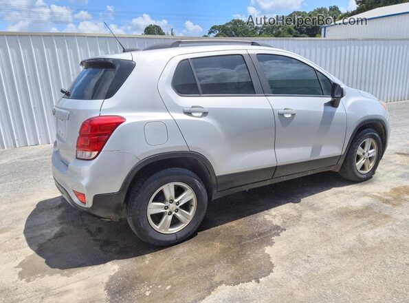 KL7CJLSB1MB330182 2021 CHEVROLET TRAX Серебряный Задняя правая четверть