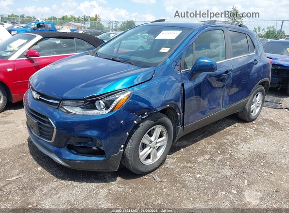 KL7CJLSB2LB328844 2020 CHEVROLET TRAX Blue Przód lewy