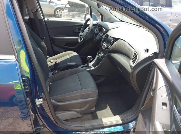 KL7CJLSB2LB328844 2020 CHEVROLET TRAX Blue Widok wnętrza z przodu