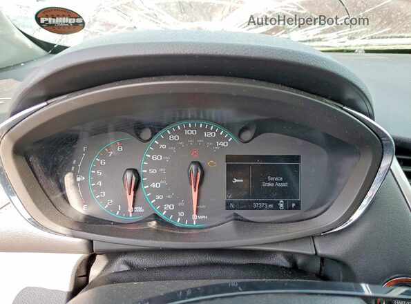 KL7CJLSB2LB348124 2020 CHEVROLET TRAX Maroon Instrument cluster view