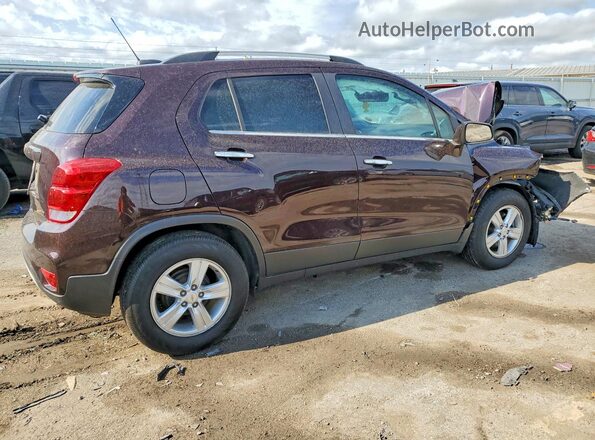 KL7CJLSB2LB348124 2020 CHEVROLET TRAX Maroon Rear right