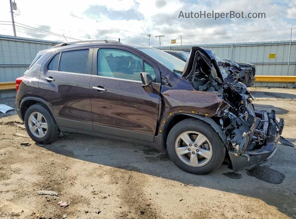 KL7CJLSB2LB348124 2020 CHEVROLET TRAX Maroon Front right