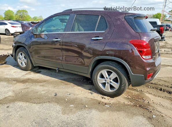 KL7CJLSB2LB348124 2020 CHEVROLET TRAX Maroon Rear left