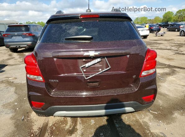 KL7CJLSB2LB348124 2020 CHEVROLET TRAX Maroon Rear view