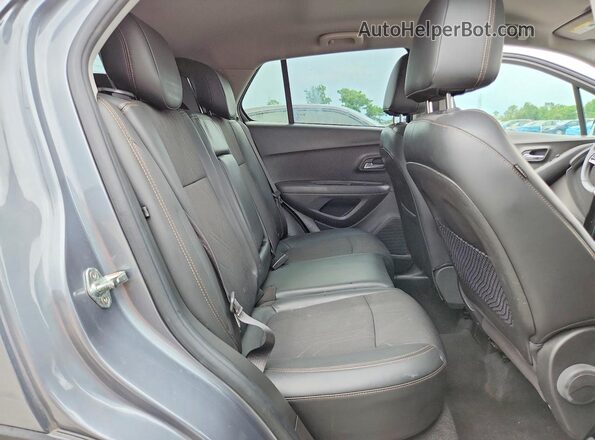 KL7CJLSB3KB931803 2019 CHEVROLET TRAX Gray უკანა სალონის ხედი