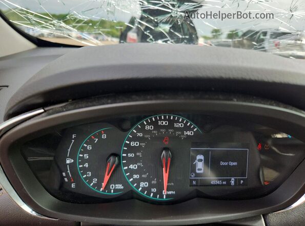 KL7CJLSB3KB942509 2019 CHEVROLET TRAX Gray Instrument cluster view