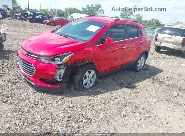 KL7CJLSB3LB342008 2020 CHEVROLET TRAX Red Առջևի ձախ երեք քառորդ տեսարան