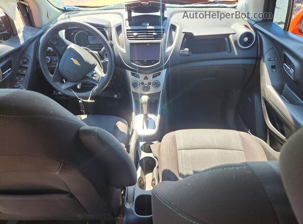 KL7CJLSB4GB663786 2016 CHEVROLET TRAX Orange Vista del salpicadero