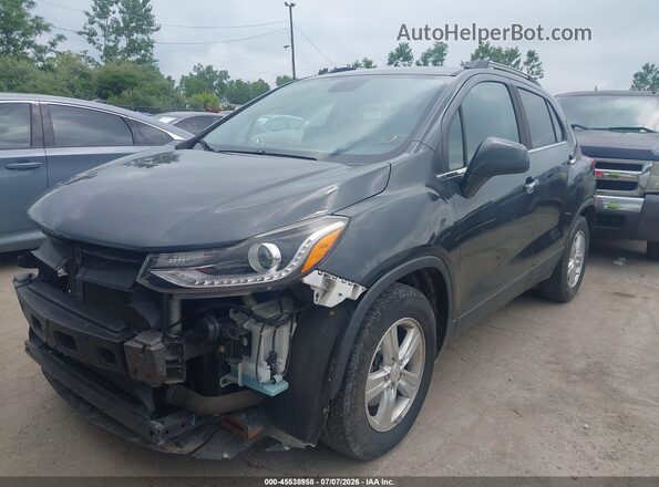 KL7CJLSB4HB196659 2017 CHEVROLET TRAX Серый Передняя левая четверть