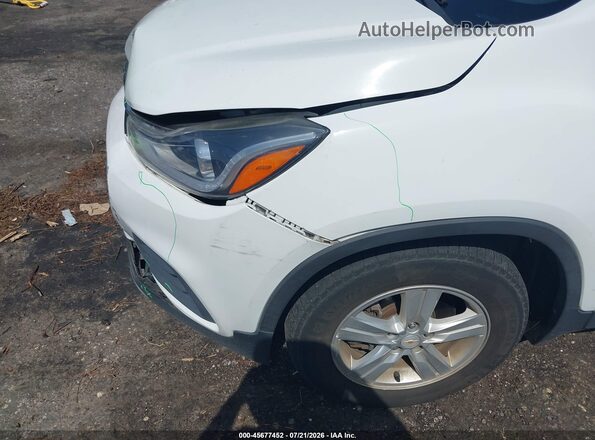 KL7CJLSB4KB873166 2019 CHEVROLET TRAX White წინა ხედი
