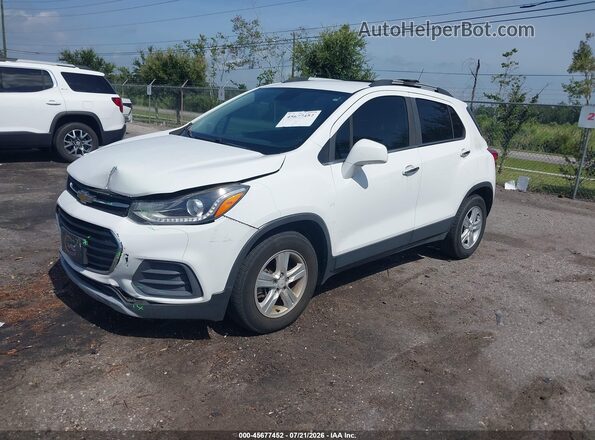 KL7CJLSB4KB873166 2019 CHEVROLET TRAX White წინა მარცხენა ხედი სამი მეოთხედიდან