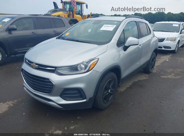 KL7CJLSB4MB323842 2021 CHEVROLET TRAX Серебряный Передняя левая четверть
