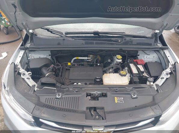 KL7CJLSB4MB323842 2021 CHEVROLET TRAX Серебряный Вид сзади