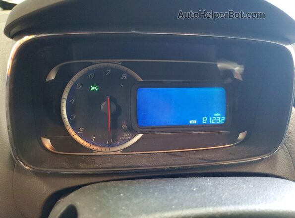 KL7CJLSB5GB747910 2016 CHEVROLET TRAX Черный Вид щитка приборов