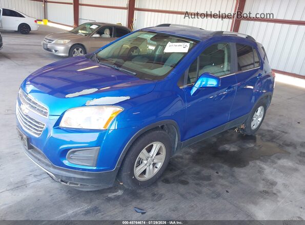 KL7CJLSB5GB761239 2016 CHEVROLET TRAX Blue Front left