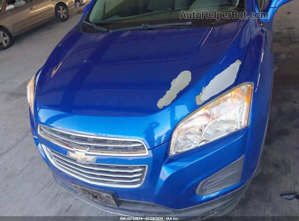 KL7CJLSB5GB761239 2016 CHEVROLET TRAX Blue Front view
