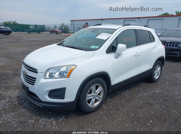 KL7CJLSB5GB762147 2016 CHEVROLET TRAX White Առջևի ձախ երեք քառորդ տեսարան