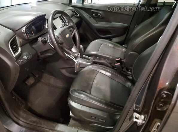 KL7CJLSB5HB115409 2017 CHEVROLET TRAX Gray Front interior view