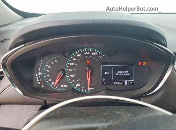 KL7CJLSB5JB678465 2018 CHEVROLET TRAX Silver Widok zestawu wskaźników