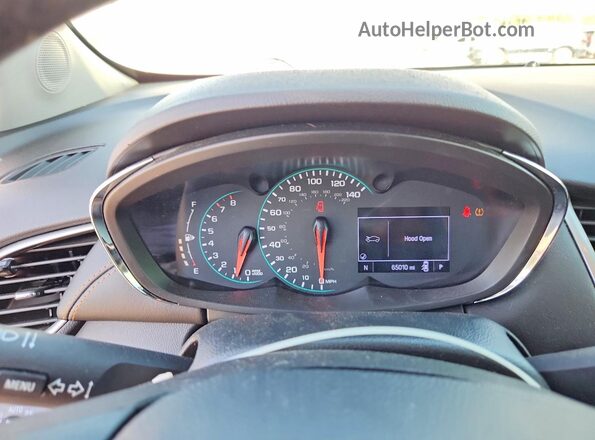 KL7CJLSB5LB020437 2020 CHEVROLET TRAX Серебряный Вид щитка приборов