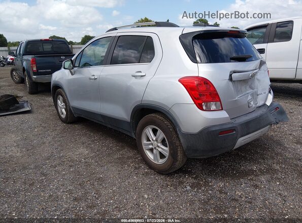 KL7CJLSB6GB588248 2016 CHEVROLET TRAX Silver Задня ліва чверть